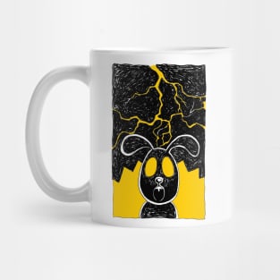 rabbit lightning Mug